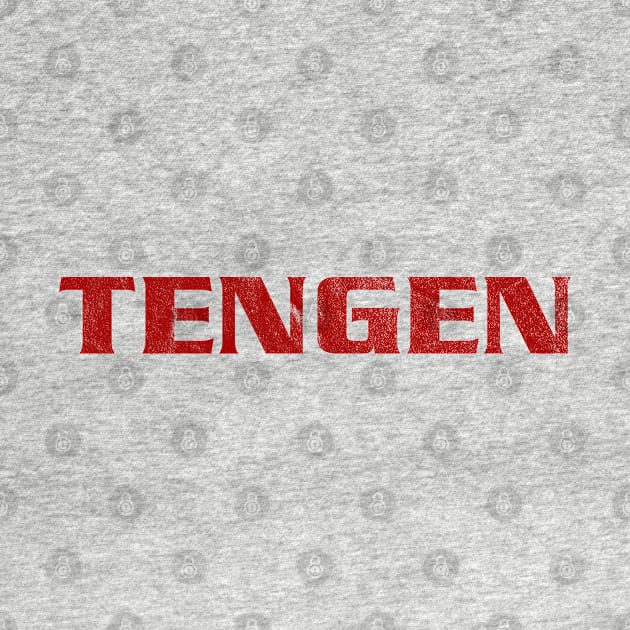 Retro Video Games Tengen Logo Vintage by Meta Cortex